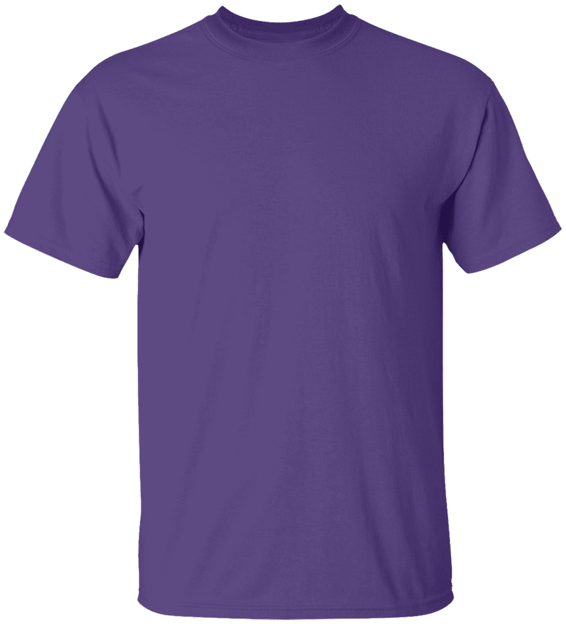 T-shirt Col Rond Violet-XXL